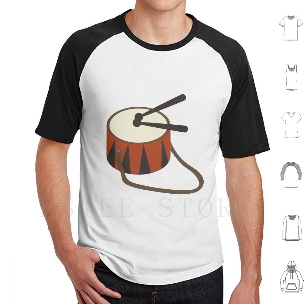 Musical Instrument Diy - Retro Toy Drum T Shirt DIY
