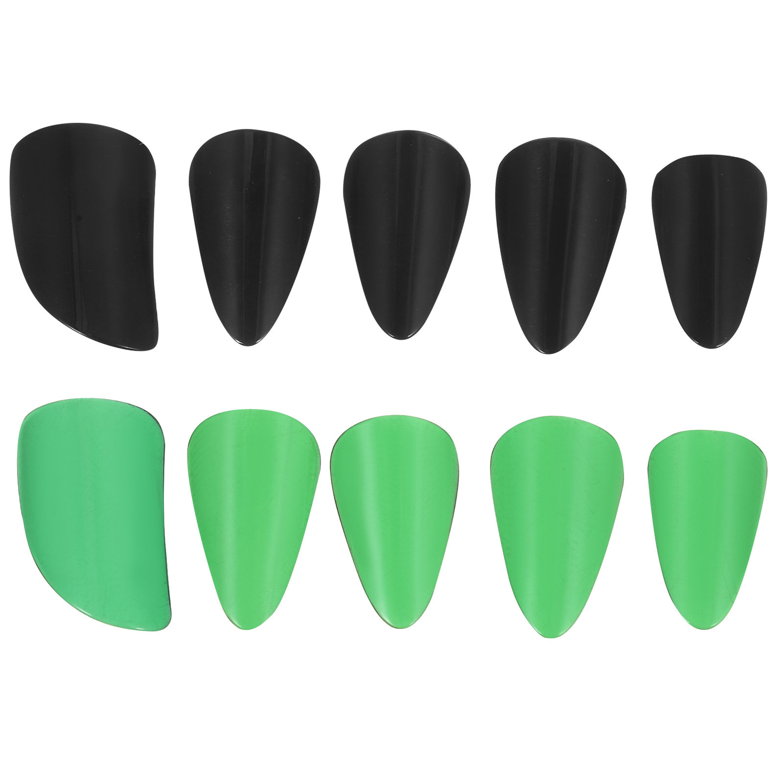 Musical Instrument Zither - 10Pcs Pipa Finger Picks Premium Fake