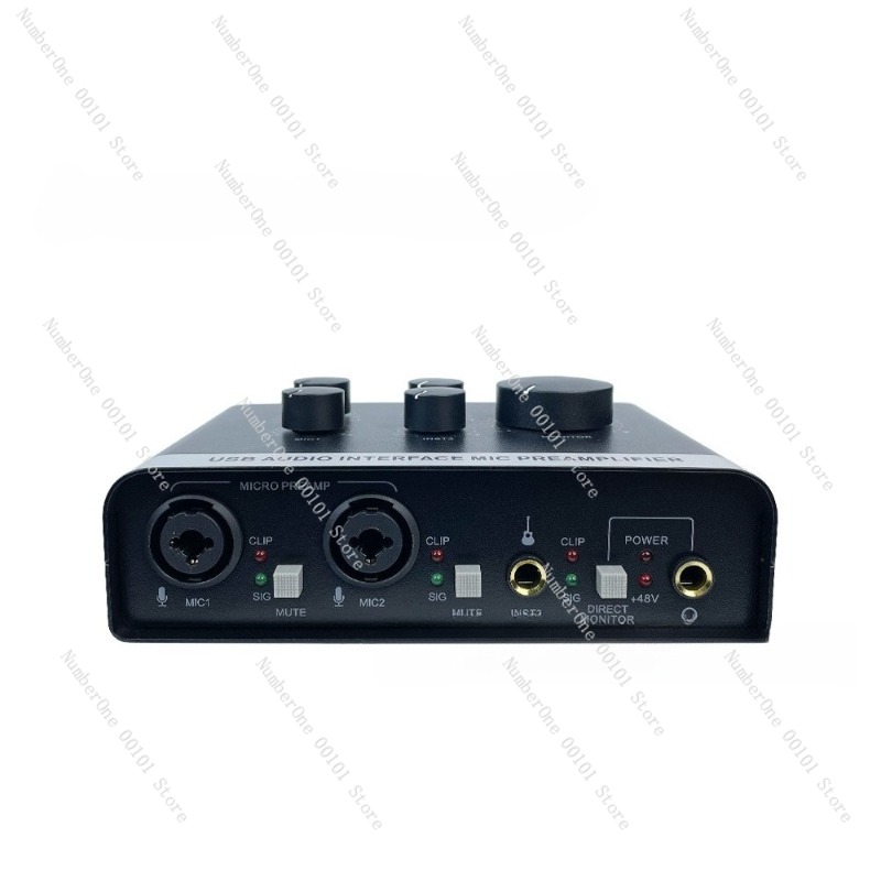 Musical Instrument Video - USB External Sound Card with 48V