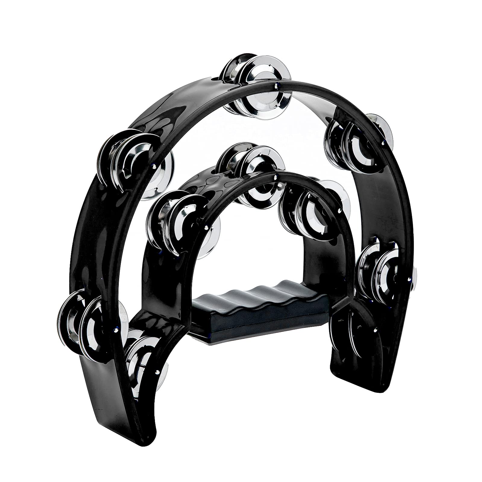 Musical Instrument Kids - Tambourine Double Row Metal Jingles Hand