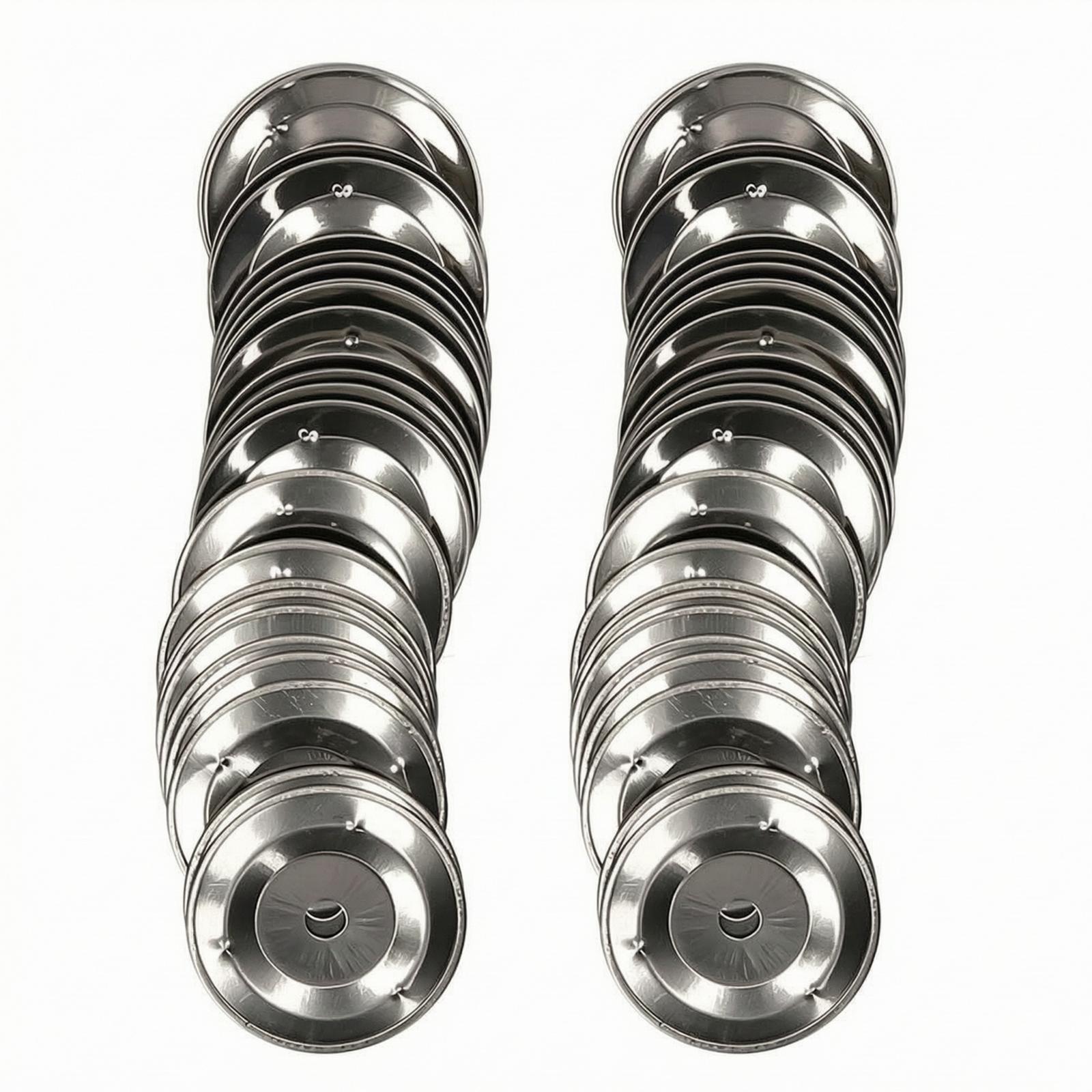Musical Instrument Diy - 50pcs Steel Tambourine Bells Round Industrial