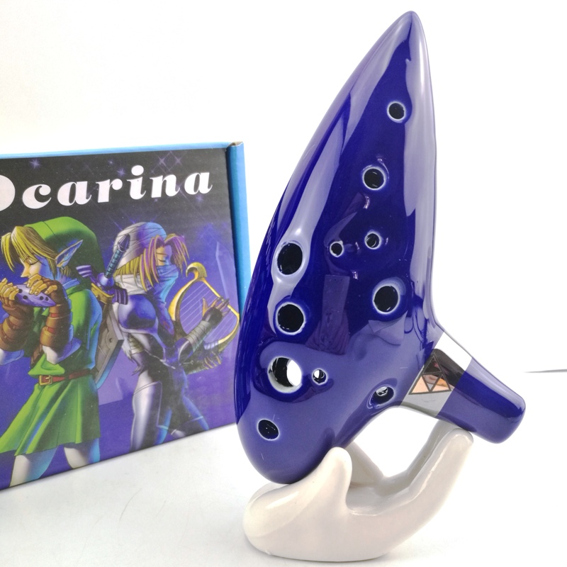 Musical Instrument Zelda - Anime Zelda Ocarina Ceramic 12 Holes