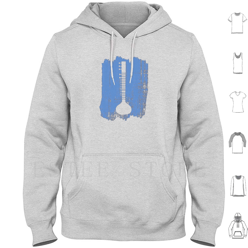 Musical Instrument Sitar - Indian Sitar Hoodies Idea Ukulele Musical