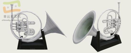 Musical Instrument Horn 3d Pap - Musical Instrument Diy 评论和价格