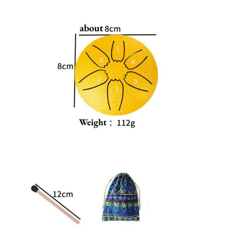 Steel Tongue Drum Portable Rai - Tongue Drum Steel 评论和价格