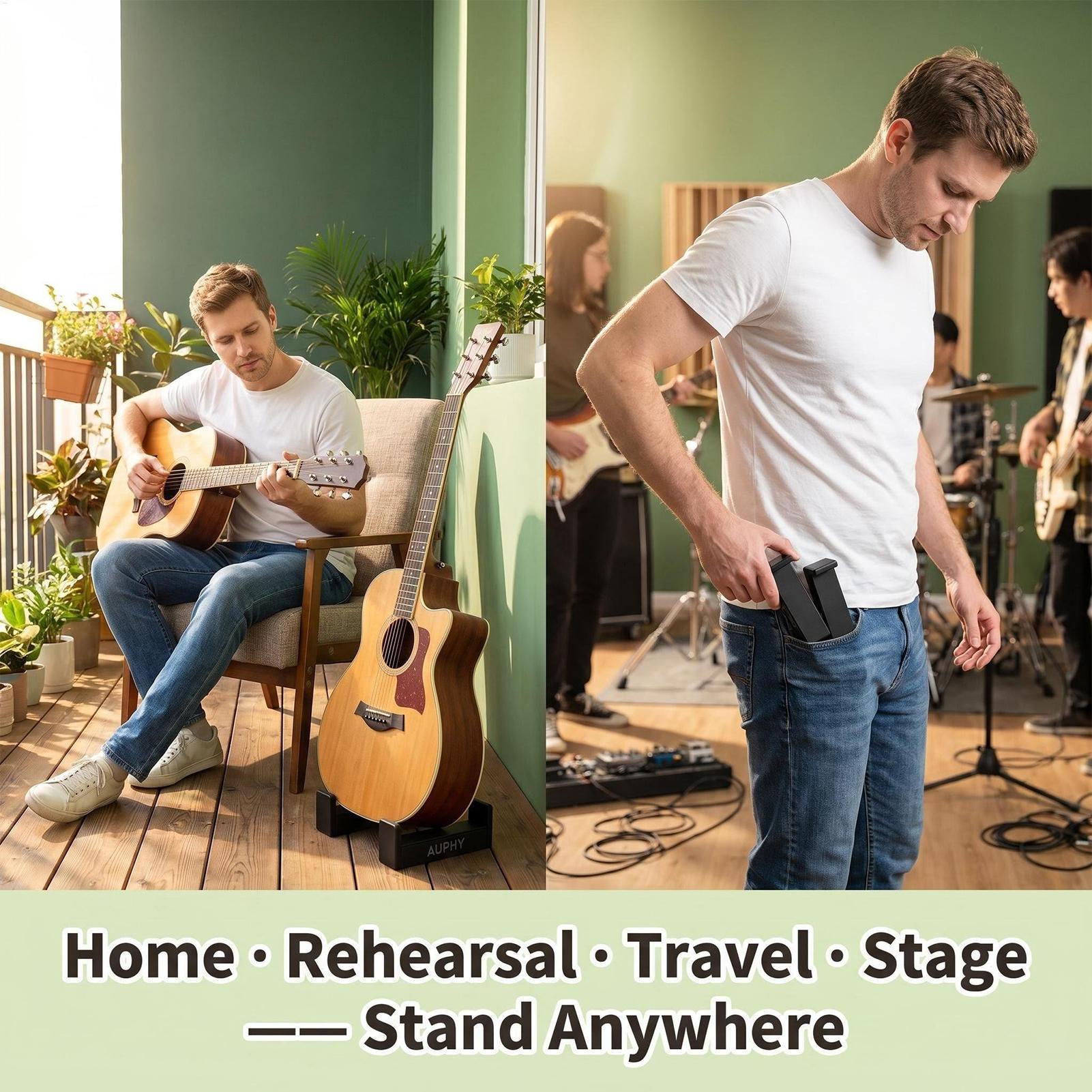 Acoustic Guitar Stand Portable - Musical Instrument Banjo 评论和价格