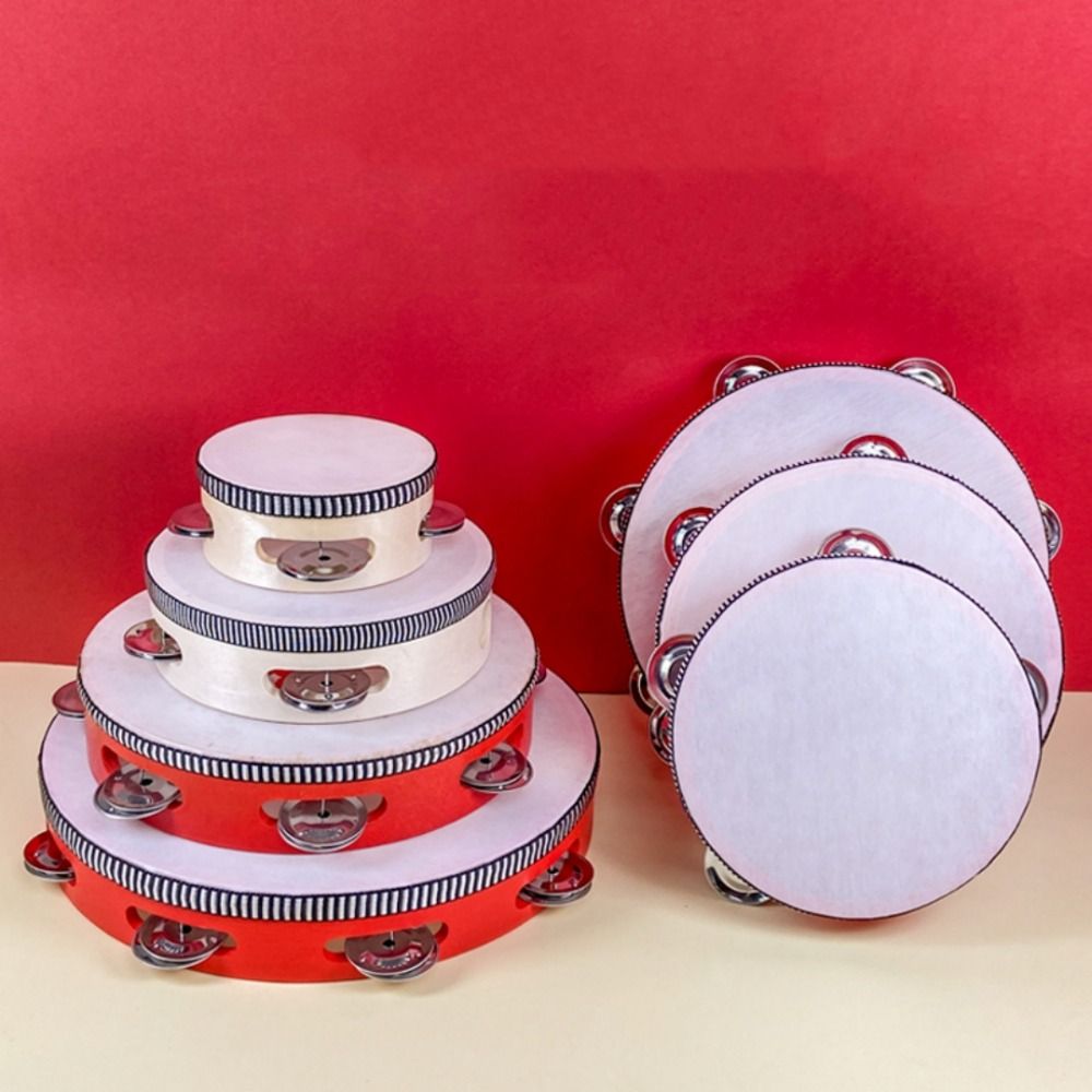 4/6/8/10 Inch Hand Held Drum M - Musical Instrument Kids 评论和价格