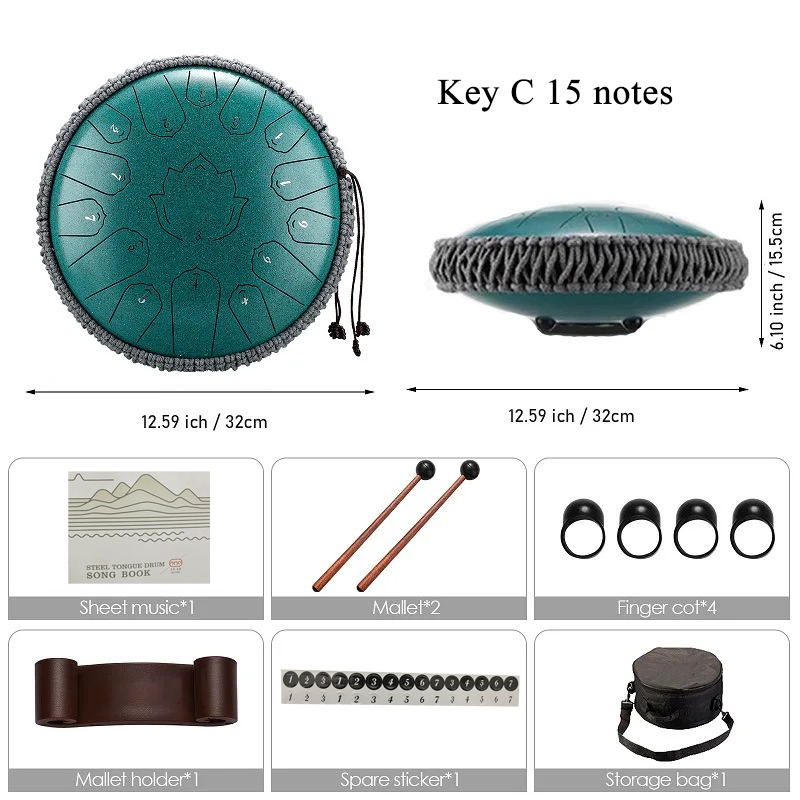 Hluru Glucophone Steel Tongue  - Tongue Drum Steel 评论和价格