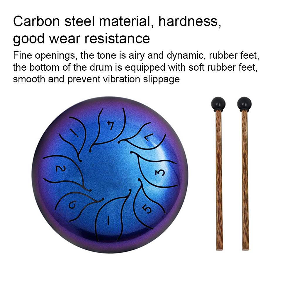 Steel Tongue Drum with Drumsti - Tongue Drum Steel 评论和价格
