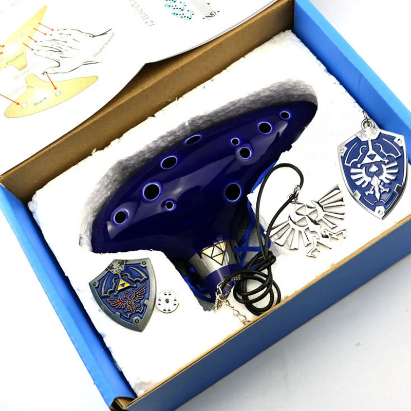 Ocarina Ceramic Legend Of 12 H - Musical Instrument Zelda 评论和价格