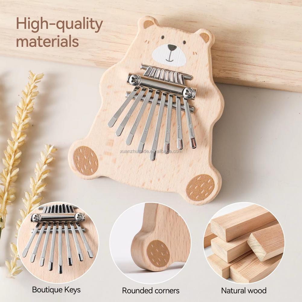 8 Key Mini Kalimba Portable Th - Musical Instrument Kids 评论和价格