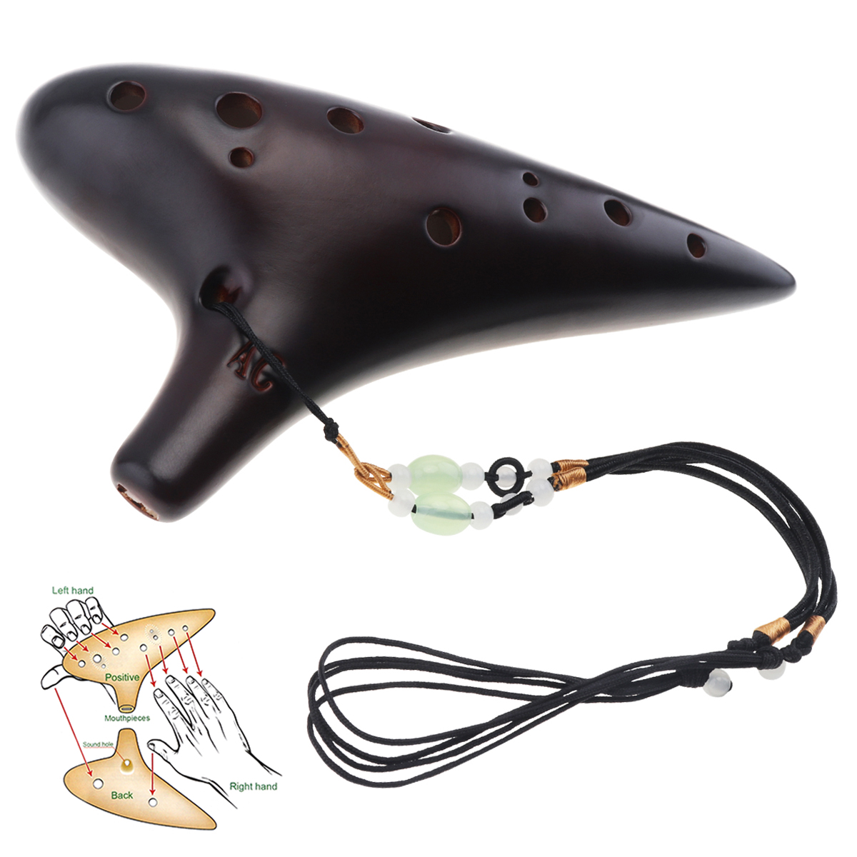 12 Holes Ocarina Zelda Alto To - Musical Instrument Zelda 评论和价格