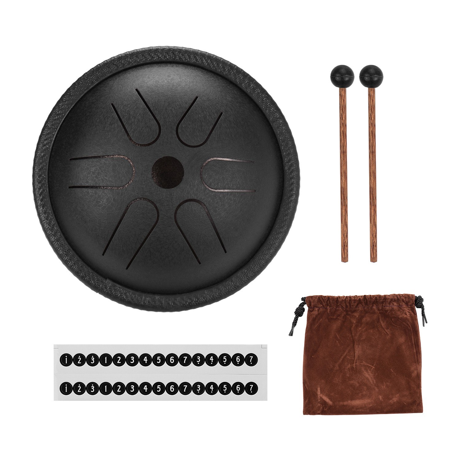 5.5 Inches Mini Steel Tongue D - Tongue Drum Steel 评论和价格