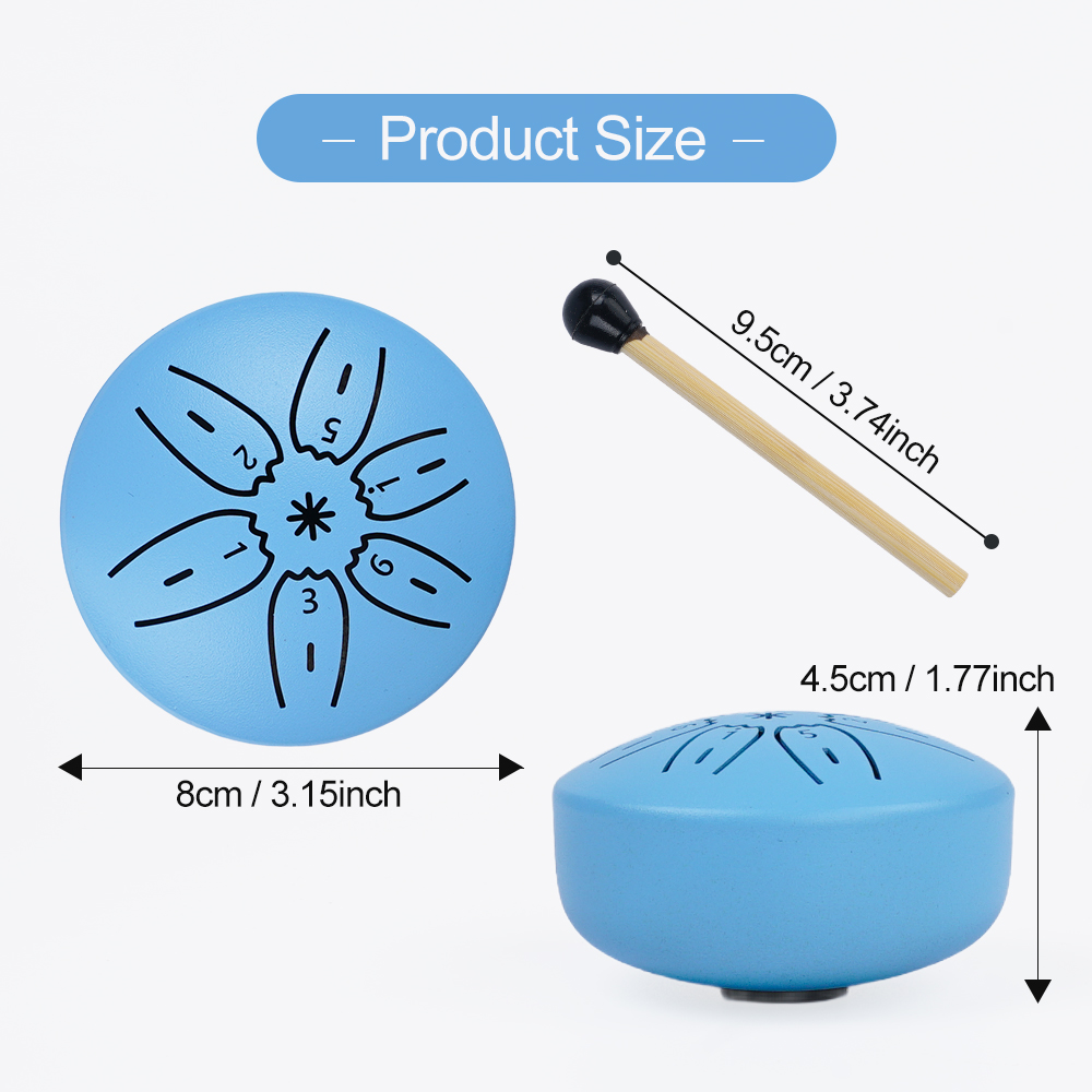 Portable Mini Steel Tongue Dru - Tongue Drum Steel 评论和价格
