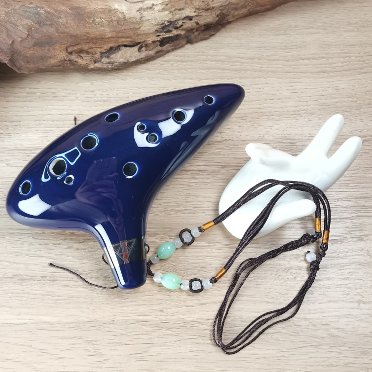 Anime Zelda Ocarina Ceramic 12 - Musical Instrument Zelda 评论和价格