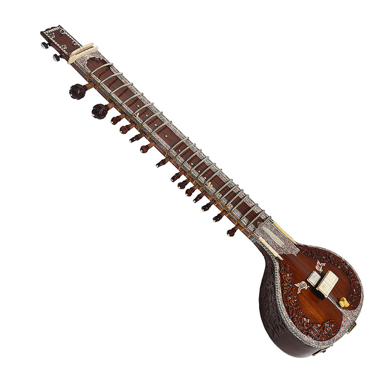 Indian sitar classical hand-ca - Musical Instrument Sitar 评论和价格