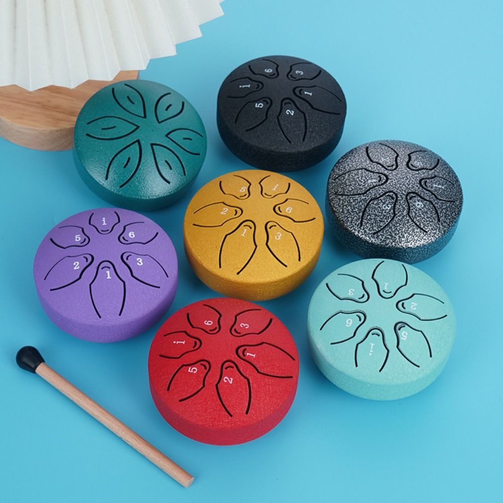 6-Tone Steel Tongue Drum Set M - Tongue Drum Steel 评论和价格