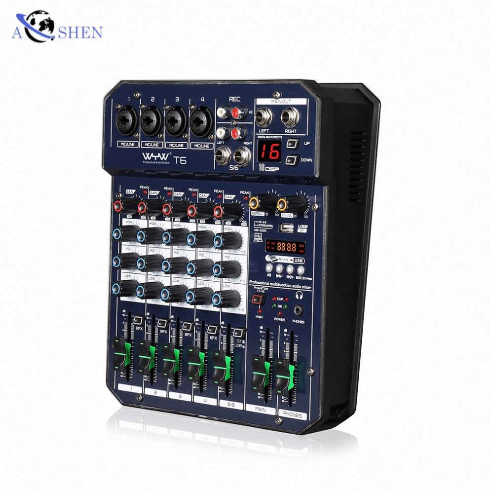 AOSHEN Audio Mixer for DJ Musi - Musical Instrument Video 评论和价格