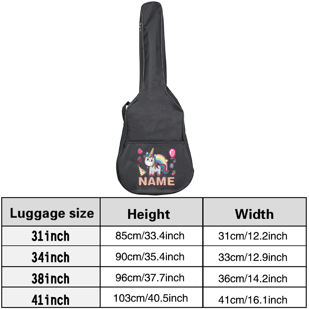 Customized Name Guitar Bag 36- - Musical Instrument With Names 评论和价格