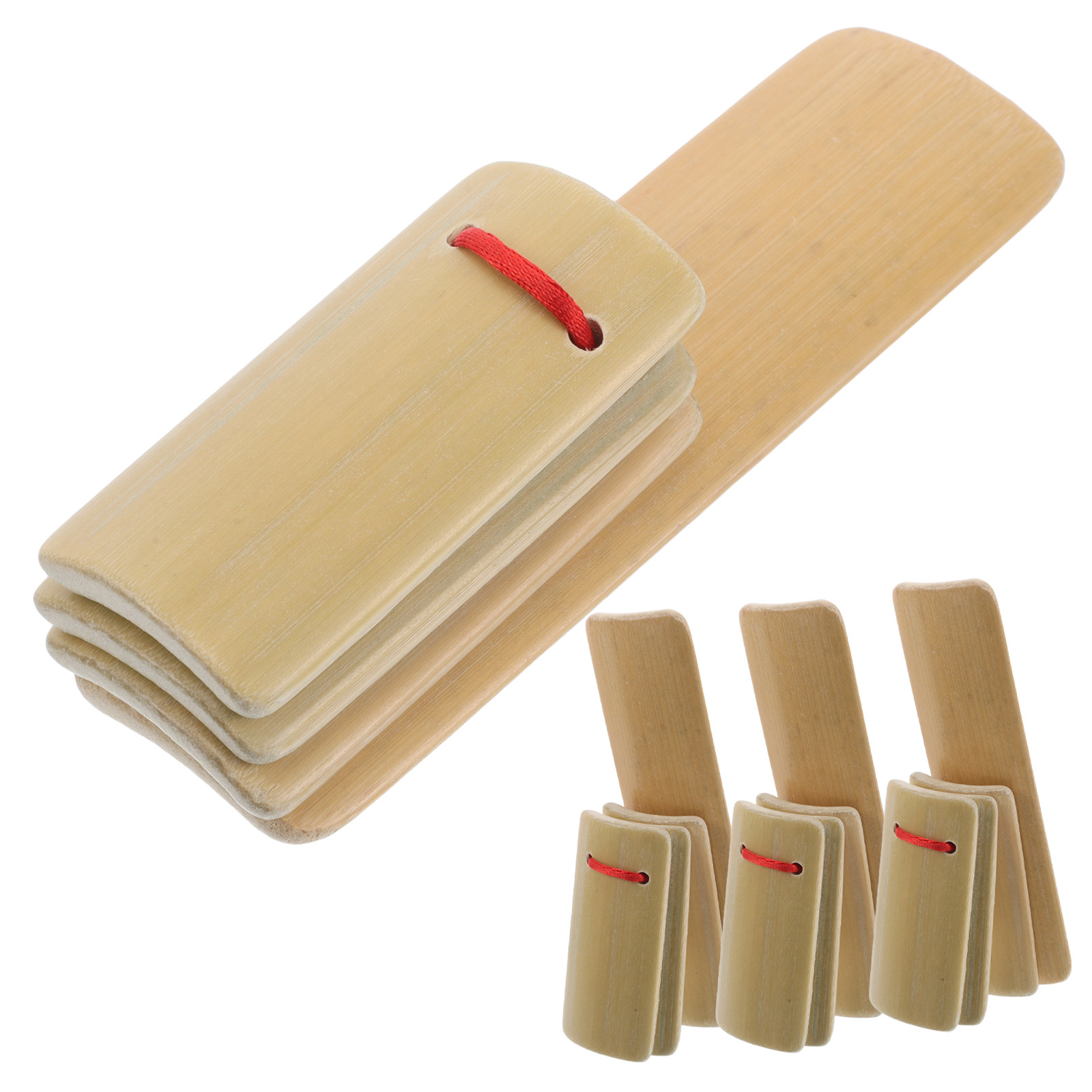 4Pcs Bamboo Clappers Kids Kuai - Musical Instrument In Chinese 评论和价格