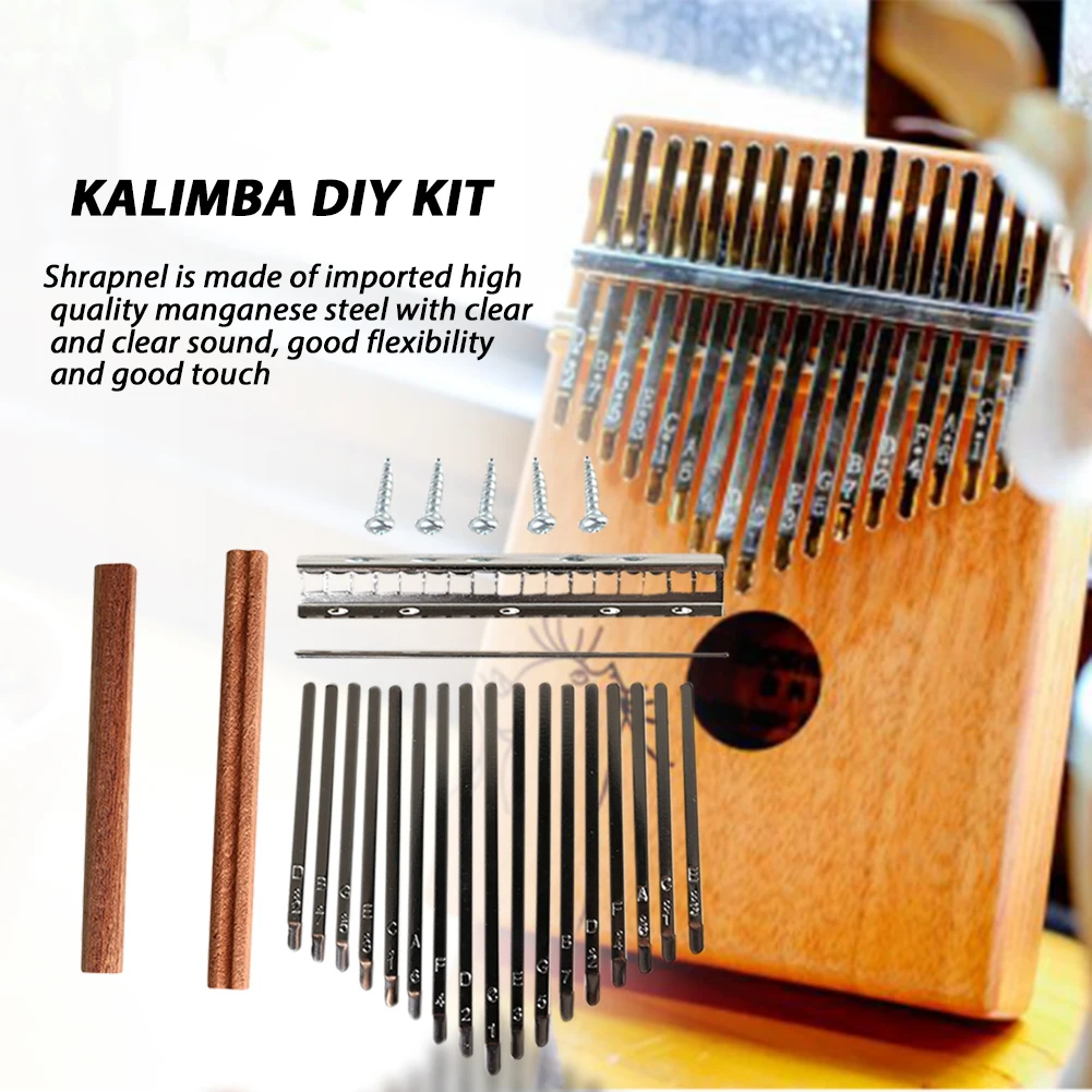 DIY 17 Tone Kalimba Keys Tines - Musical Instrument Diy 评论和价格