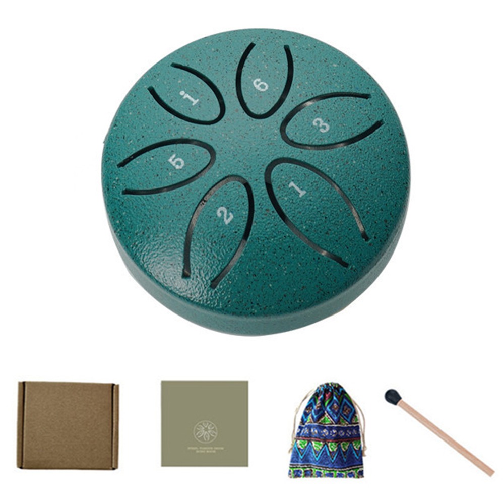 6-Tone Steel Tongue Drum Set M - Tongue Drum Steel 评论和价格