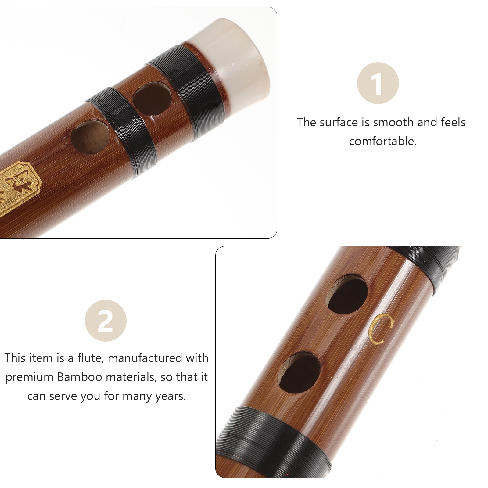 1Set Bamboo Flute Professional - Musical Instrument Blow 评论和价格
