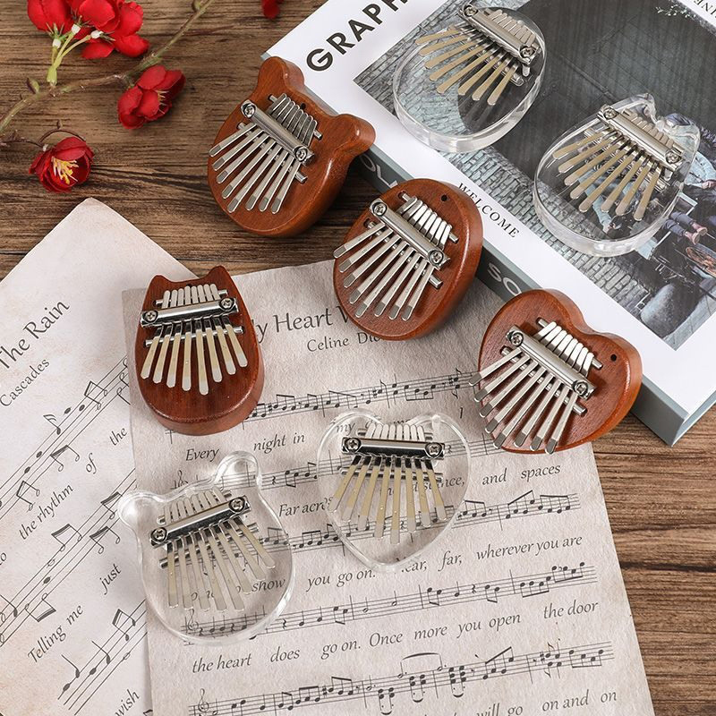 5*7cm 8Key Kalimba Thumb Piano - Musical Instrument Kids 评论和价格