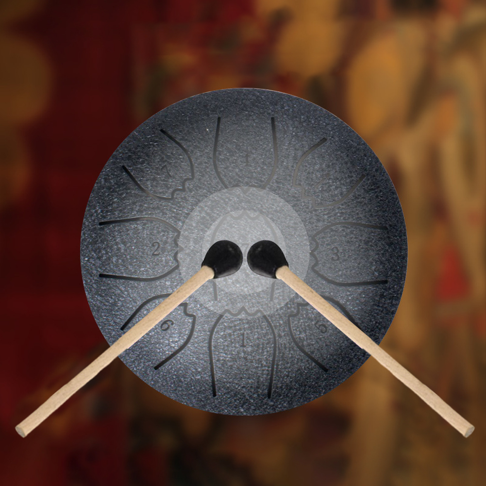 Rain Drum 4 Inch 9 Notes Water - Tongue Drum Steel 评论和价格