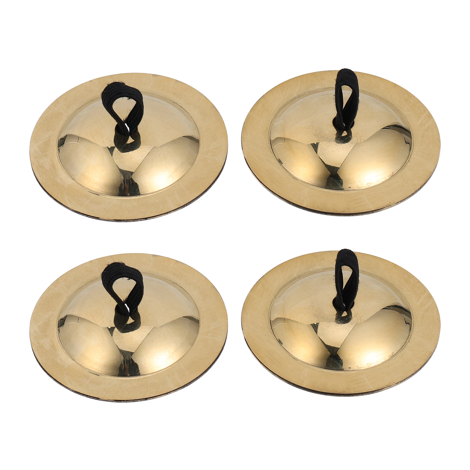 2Pairs Copper Finger Cymbals M - Musical Instrument Kids 评论和价格