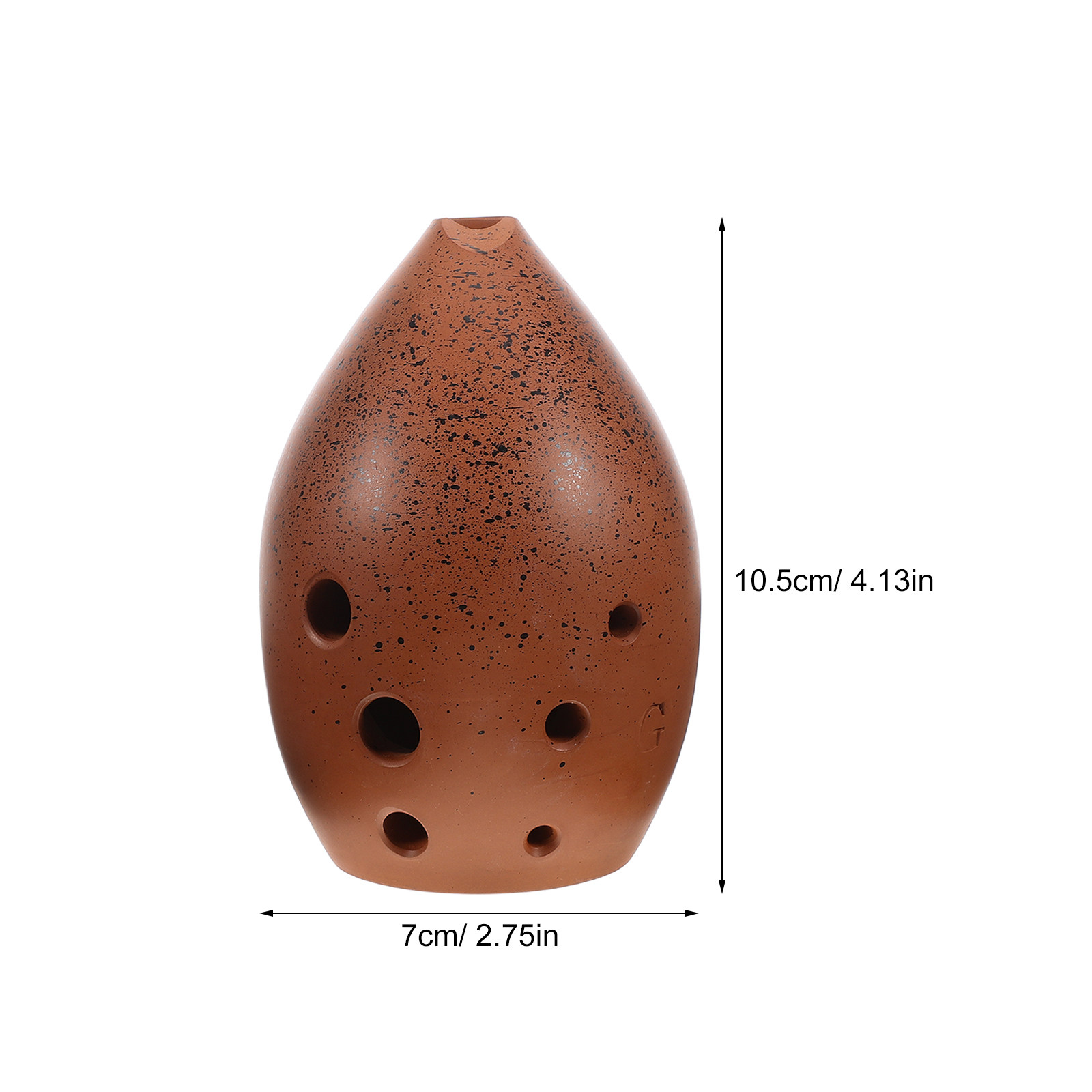 Ceramic Ocarina Flute 8 Hole C - Musical Instrument In Chinese 评论和价格