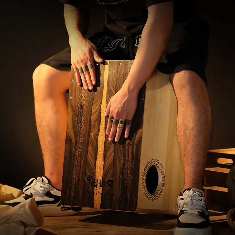 Solid Wood Cajon Box Drum Prof - Cajon Musical Instrument 评论和价格