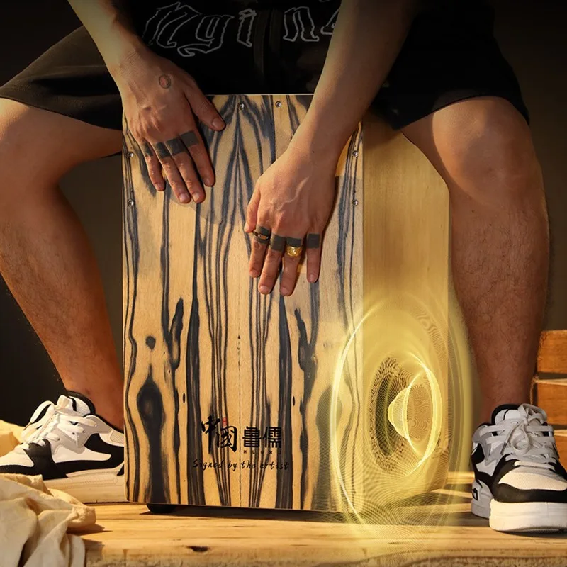 Solid Wood Cajon Box Drum Prof - Cajon Musical Instrument 评论和价格