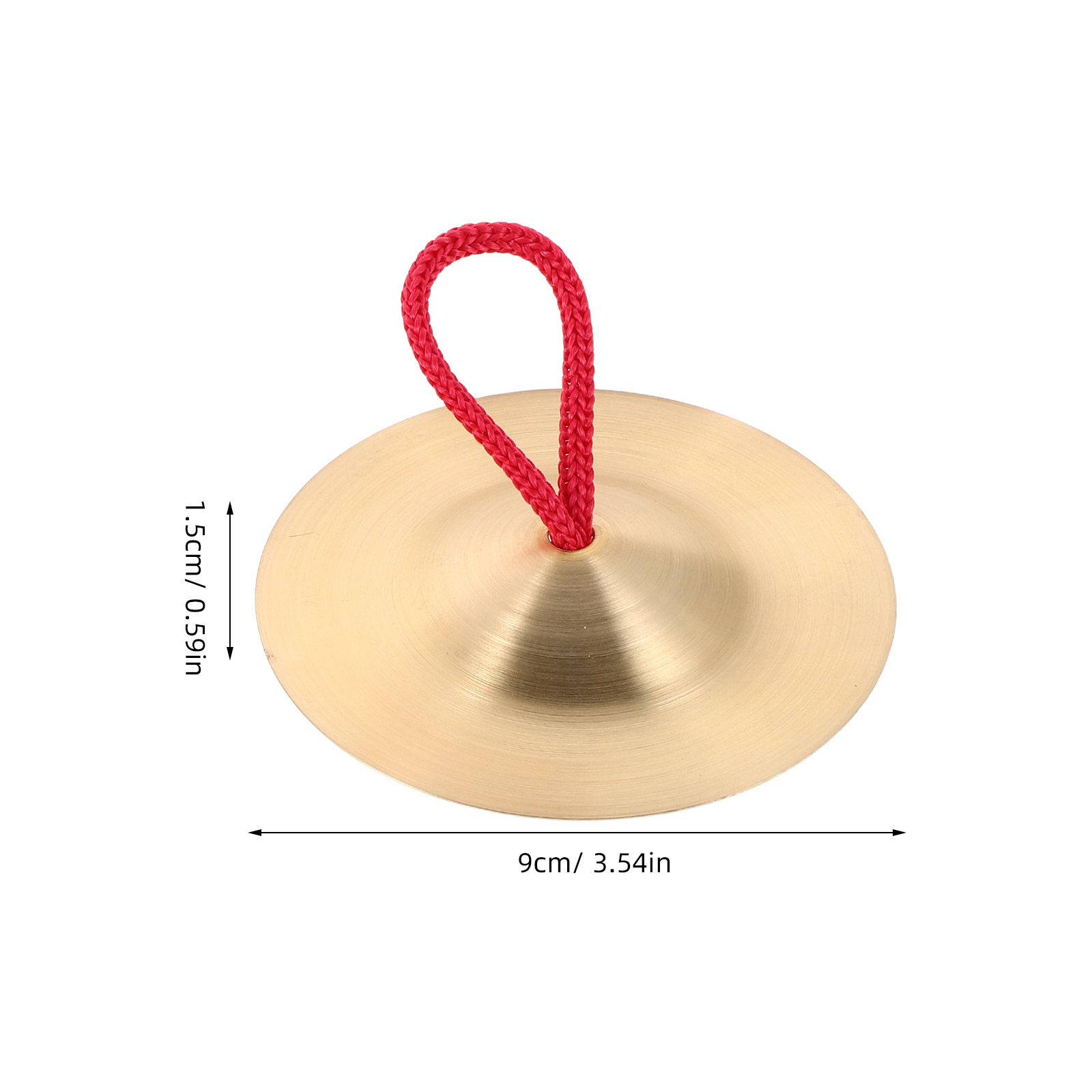 Kids Finger Cymbals Copper 9Cm - Musical Instrument Kids 评论和价格