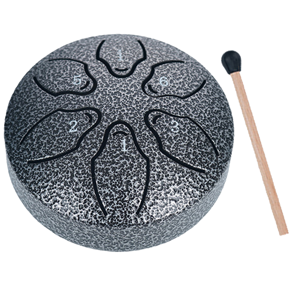3 Inches 6 Notes Rain Drum for - Tongue Drum Steel 评论和价格