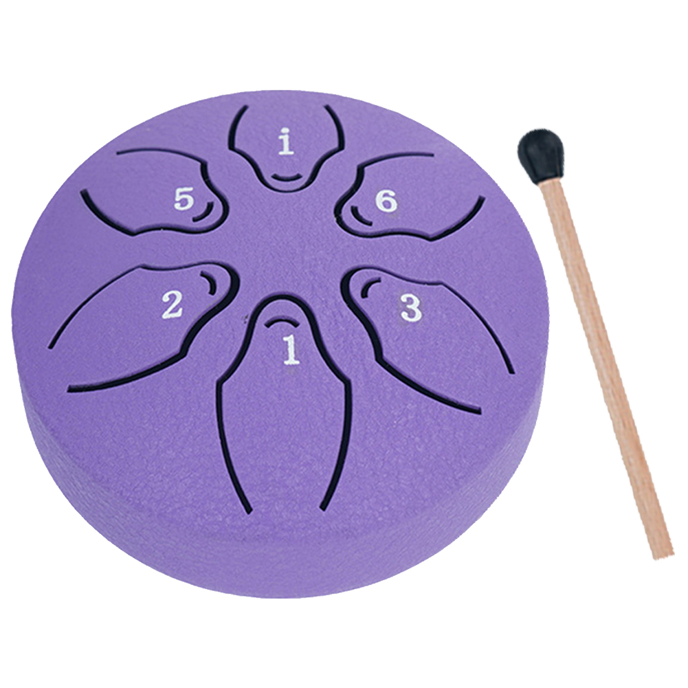 3 Inches 6 Notes Rain Drum for - Tongue Drum Steel 评论和价格